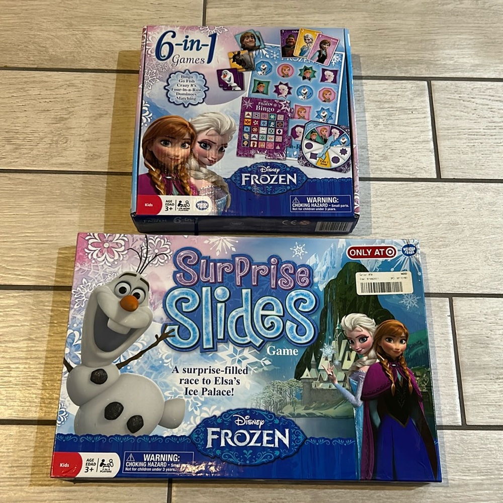 NEW Disney Frozen Board Games
